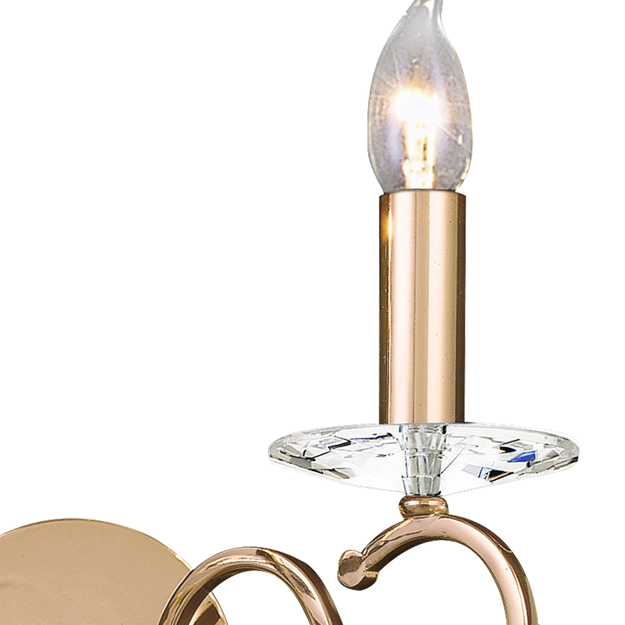 Torino Crystal Wall Lights Diyas Armed Wall Lights
